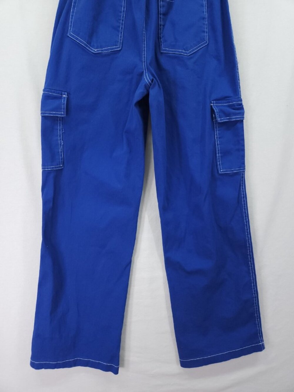 Rachel Paige Cargo Pants Womens Medium (25x29) Contrast Stitch Wide Leg Utility - Picture 9 of 13